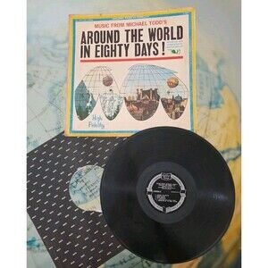Around The World In Eighty Days 1957 Carlton Miller C4028 LP Record Vinyl Album